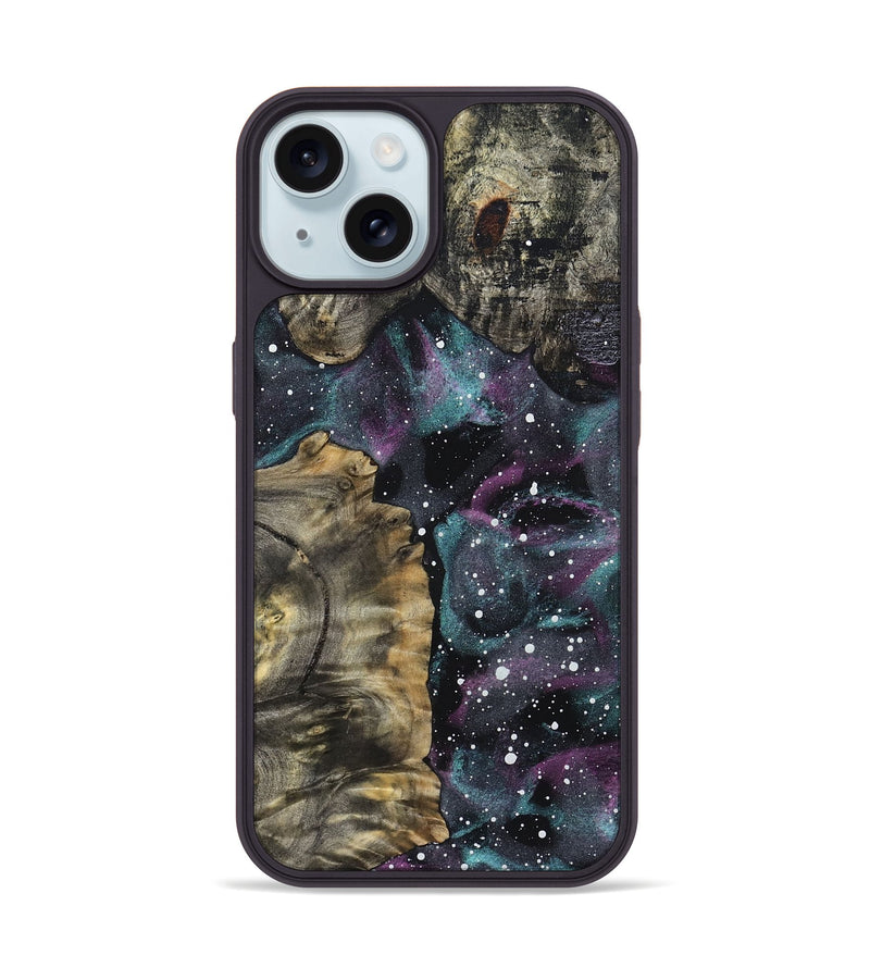 iPhone 15 Wood Phone Case - Burl (Cosmos, 831072)