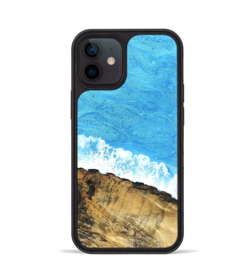 iPhone 12 Wood Phone Case - Emerald (Coastal, 831086)