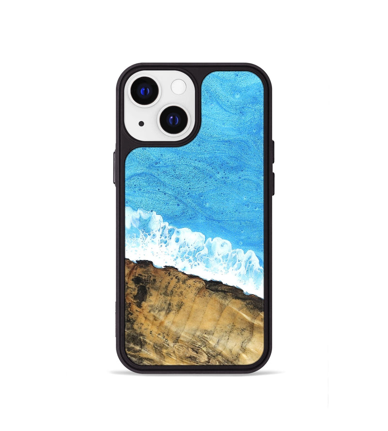 iPhone 13 mini Wood Phone Case - Emerald (Coastal, 831086)