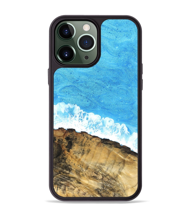 iPhone 13 Pro Max Wood Phone Case - Emerald (Coastal, 831086)