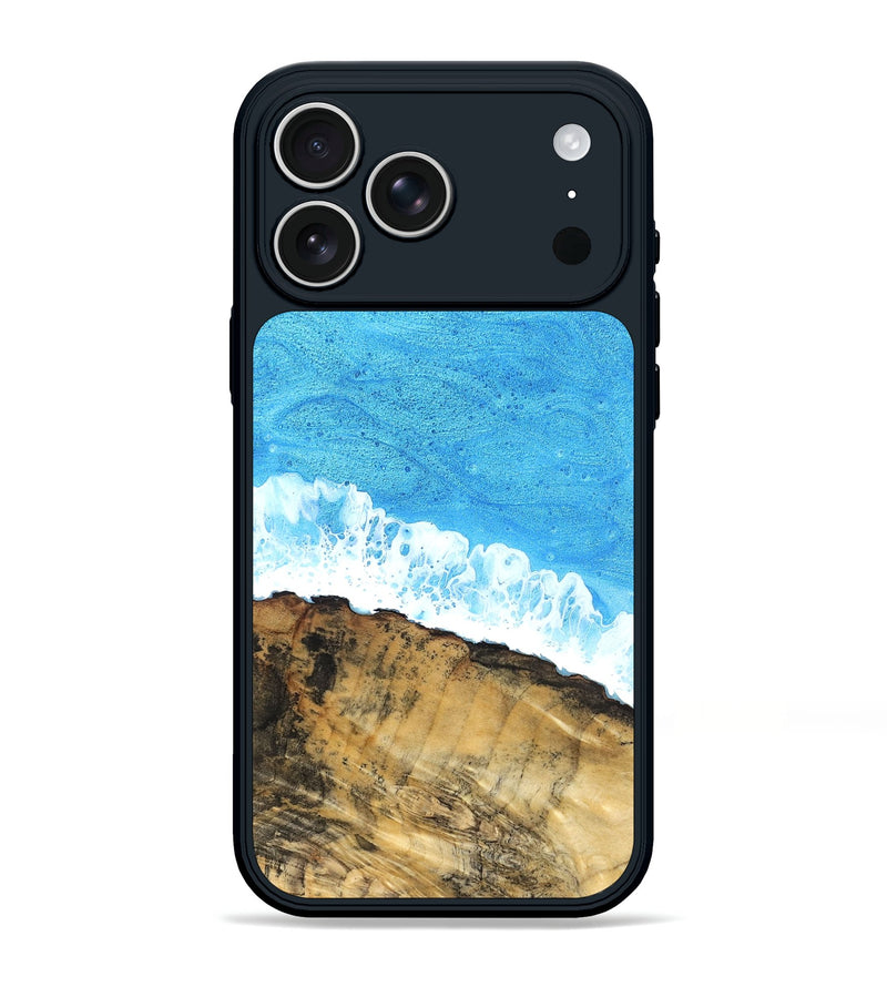 iPhone 17 Pro Max Wood Phone Case - Emerald (Coastal, 831086)