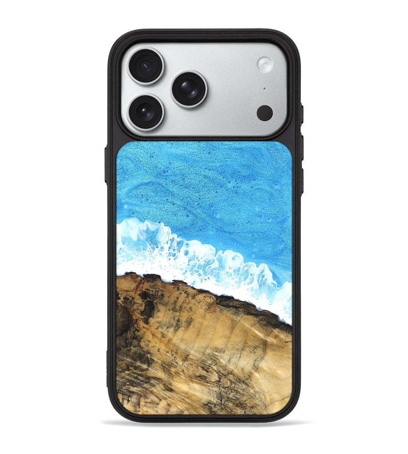 iPhone 18 Pro Max Wood Phone Case - Emerald (Coastal, 831086)
