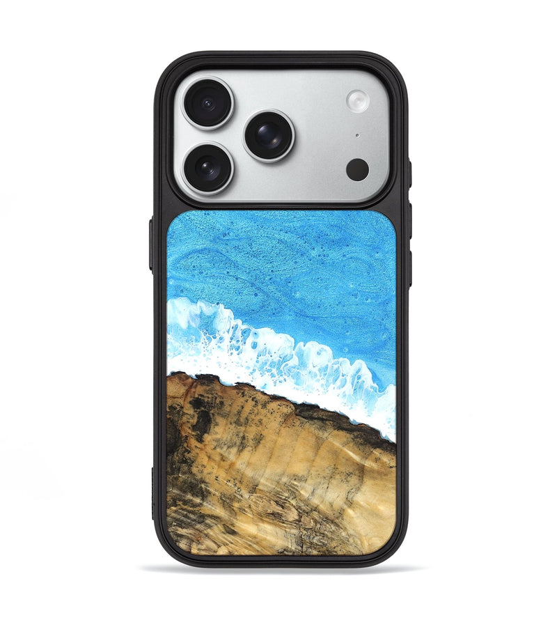 iPhone 18 Pro Wood Phone Case - Emerald (Coastal, 831086)