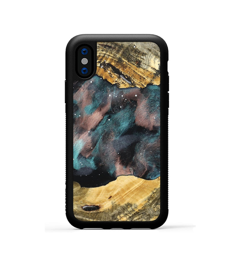 iPhone Xs Wood Phone Case - Isadore (Cosmos, 831098)