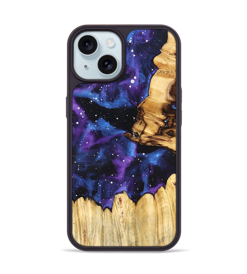 iPhone 15 Wood Phone Case - Jewel (Cosmos, 831103)