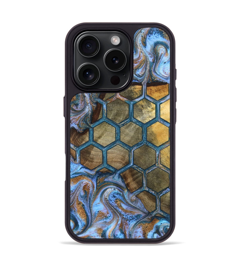 iPhone 16 Pro Wood Phone Case - Jayce (Pattern, 831106)