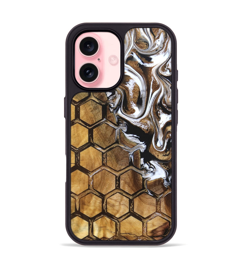 iPhone 16 Wood Phone Case - Will (Pattern, 831107)