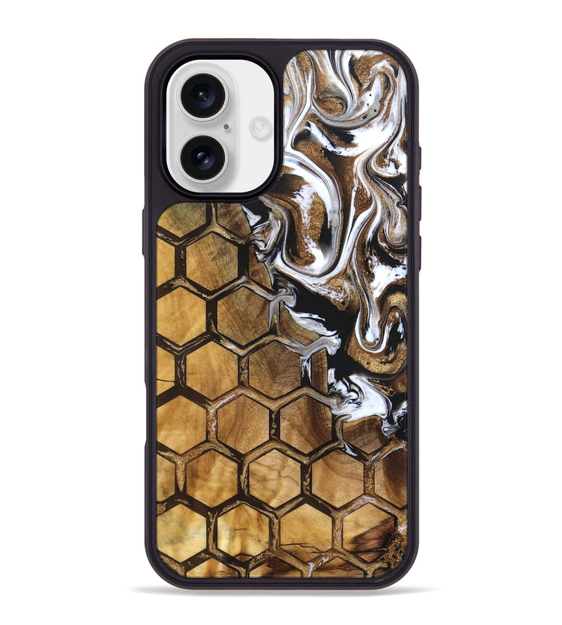 iPhone 16 Plus Wood Phone Case - Will (Pattern, 831107)
