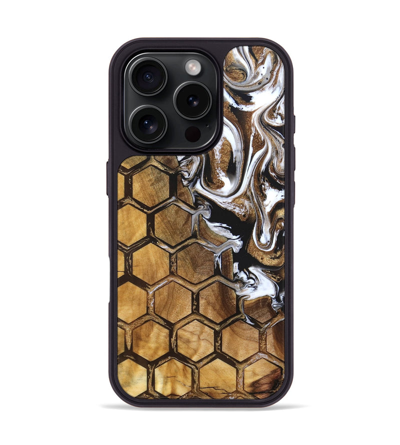 iPhone 16 Pro Wood Phone Case - Will (Pattern, 831107)