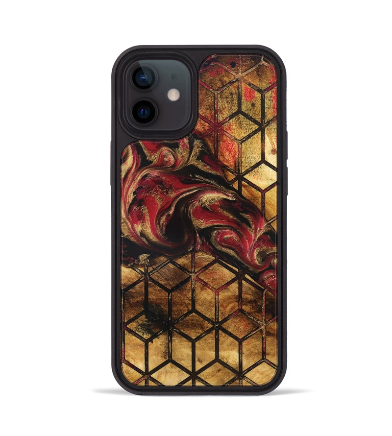 iPhone 12 Wood Phone Case - Shamar (Pattern, 831109)