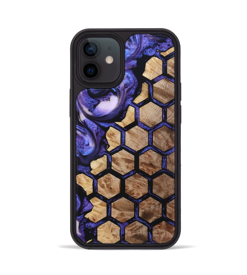 iPhone 12 Wood Phone Case - Izan (Pattern, 831111)