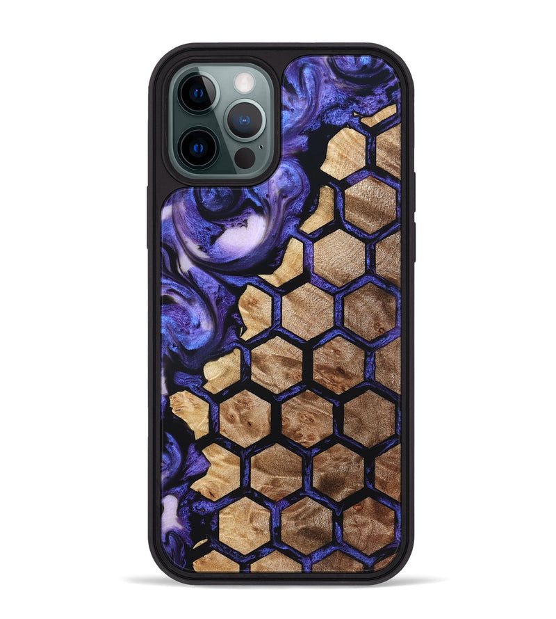 iPhone 12 Pro Max Wood Phone Case - Izan (Pattern, 831111)