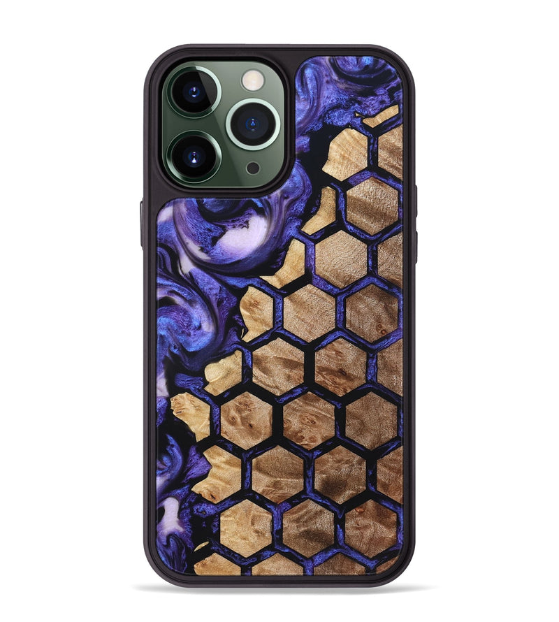 iPhone 13 Pro Max Wood Phone Case - Izan (Pattern, 831111)