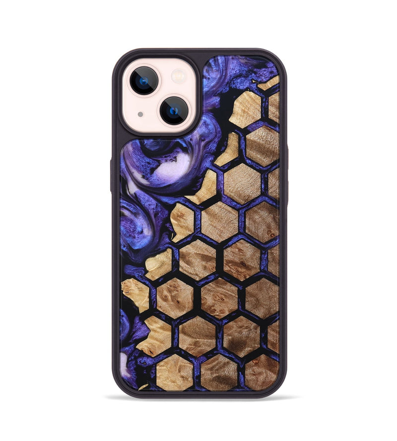 iPhone 14 Wood Phone Case - Izan (Pattern, 831111)