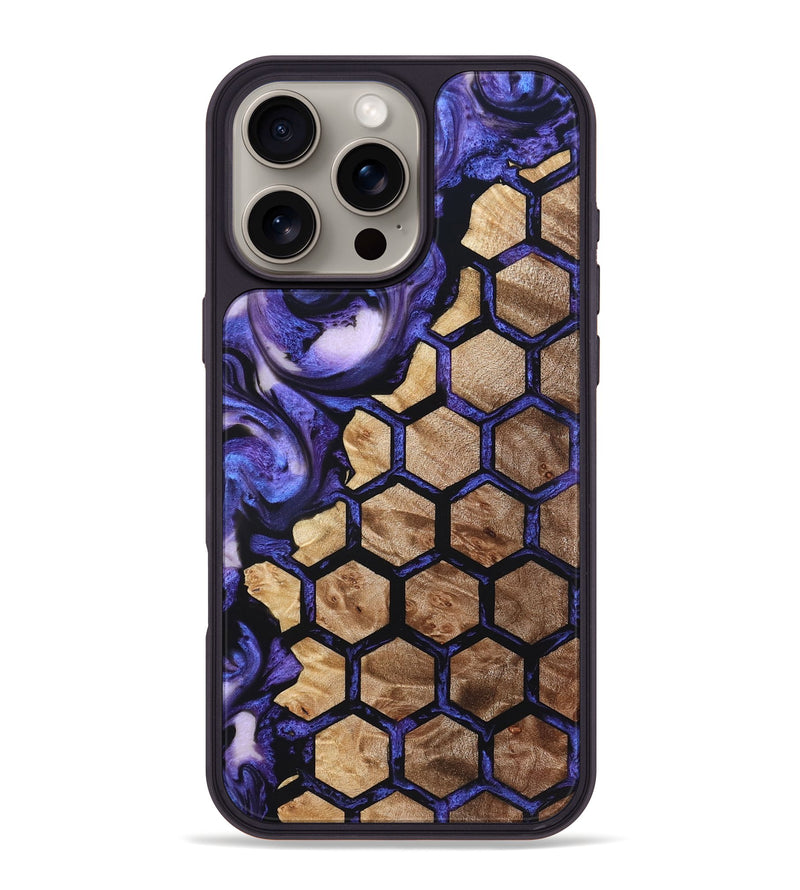 iPhone 16 Pro Max Wood Phone Case - Izan (Pattern, 831111)