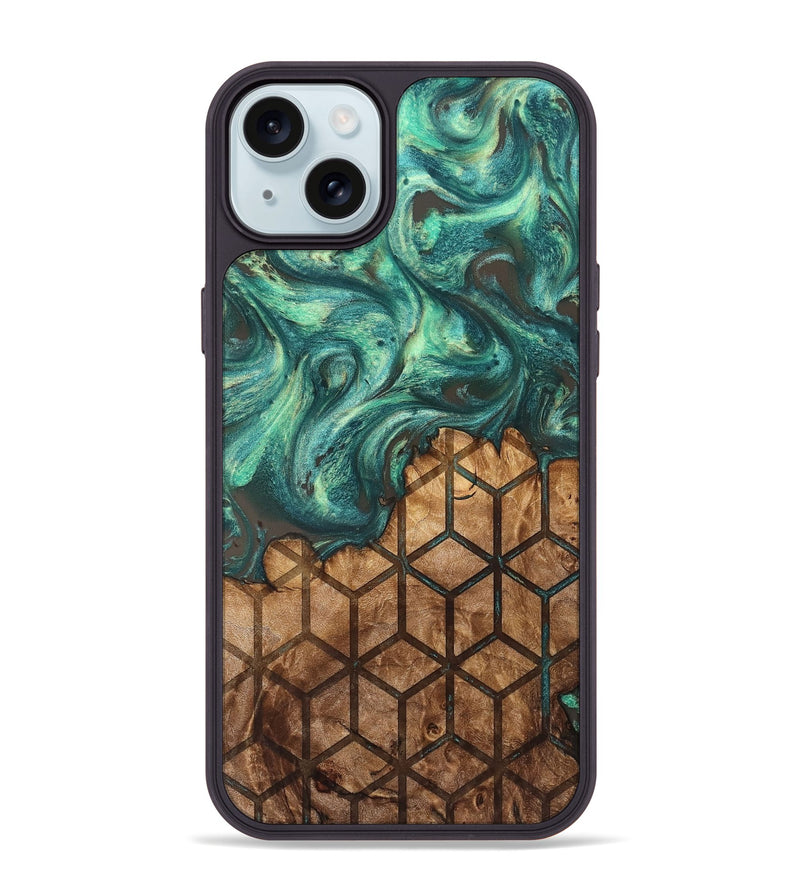 iPhone 15 Plus Wood Phone Case - Mayme (Pattern, 831112)