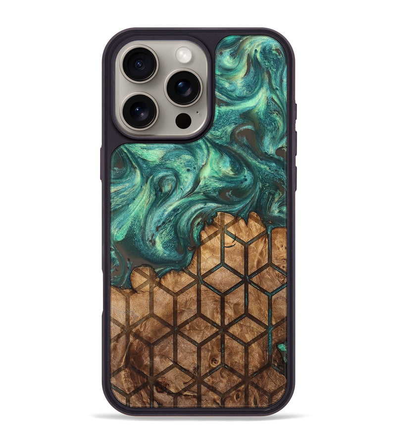 iPhone 16 Pro Max Wood Phone Case - Mayme (Pattern, 831112)
