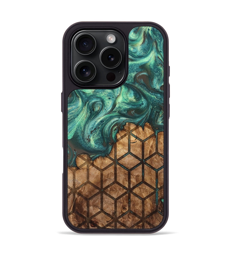 iPhone 16 Pro Wood Phone Case - Mayme (Pattern, 831112)