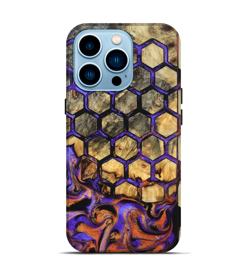 iPhone 14 Pro Wood Live Edge Phone Case - Joretta (Pattern, 831113)
