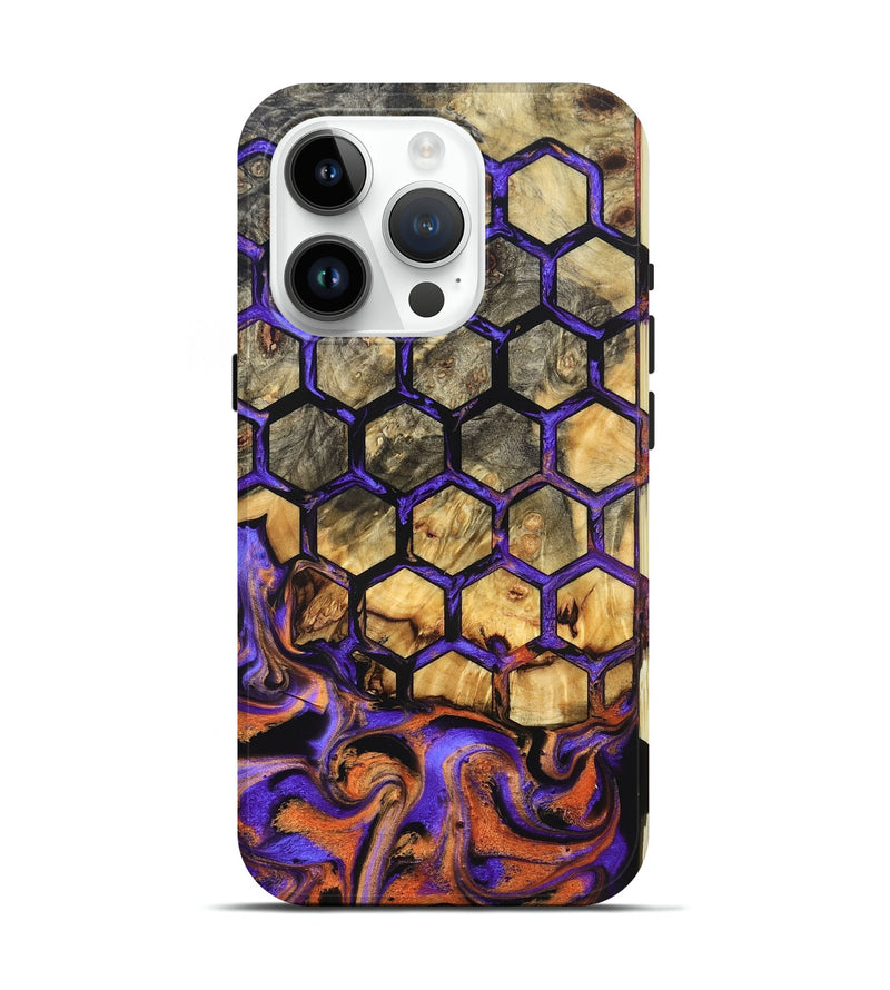 iPhone 15 Pro Wood Live Edge Phone Case - Joretta (Pattern, 831113)