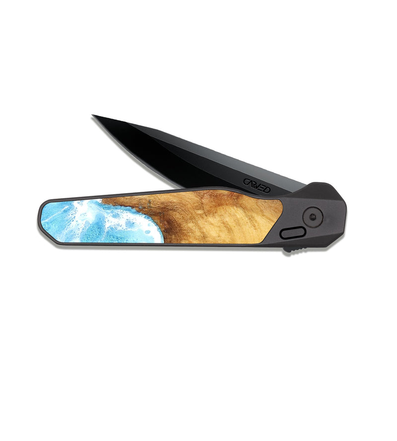 EDC Dark Slate Wood Pocket Knife - Jerrold (Coastal, 831120)