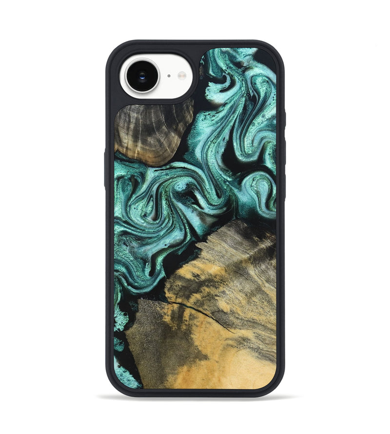 iPhone 16e Wood Phone Case - Stacy (Green, 831124)