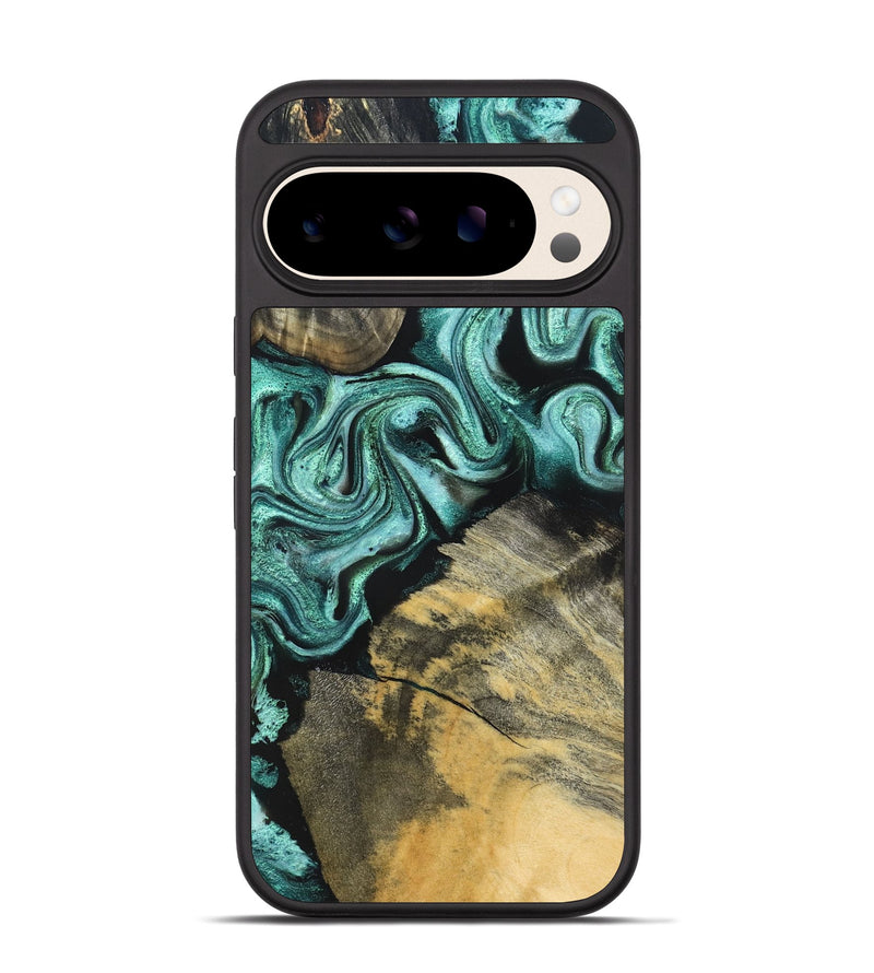 Pixel 10 Wood Phone Case - Stacy (Green, 831124)