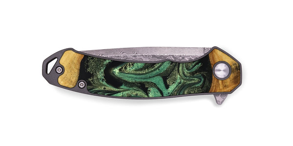 EDC Wood Pocket Knife - Alvie (Green, 831125)
