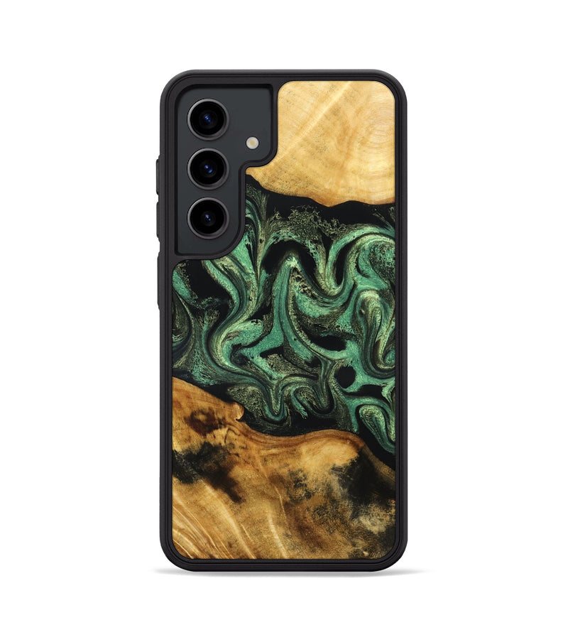 Galaxy S24 Wood Phone Case - Alvie (Green, 831125)