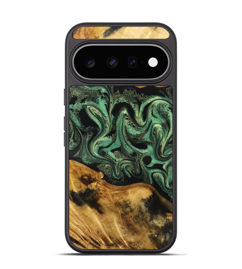 Pixel 11 Wood Phone Case - Alvie (Green, 831125)