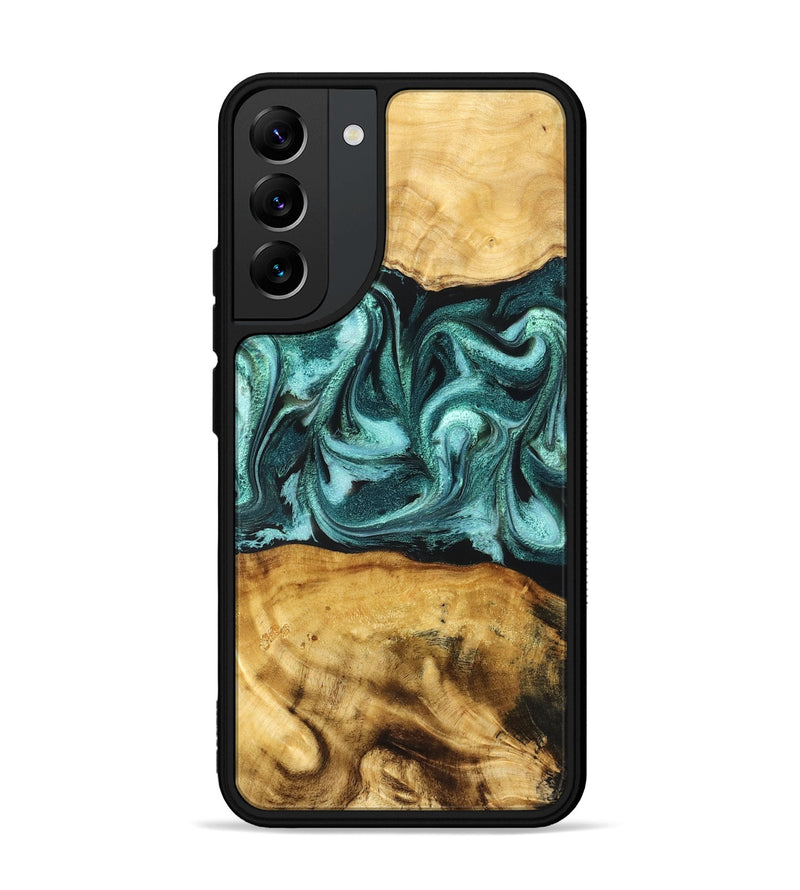 Galaxy S22 Plus Wood Phone Case - Elise (Green, 831126)