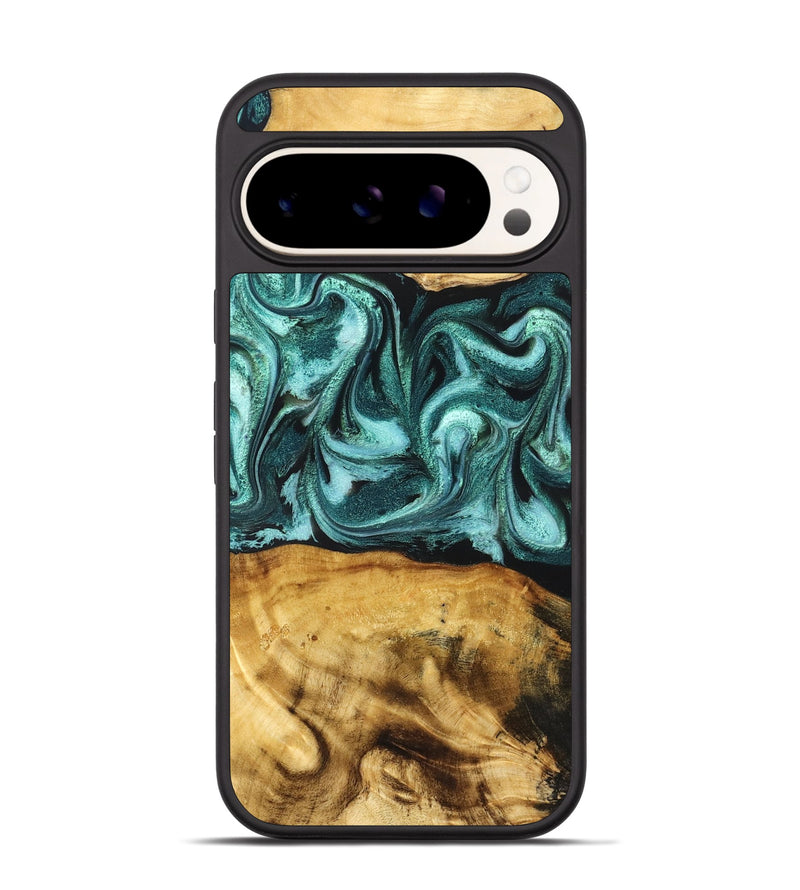 Pixel 9 Pro Wood Phone Case - Elise (Green, 831126)