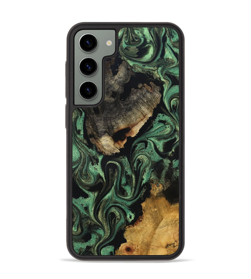 Galaxy S23 Plus Wood Phone Case - Azalea (Green, 831127)