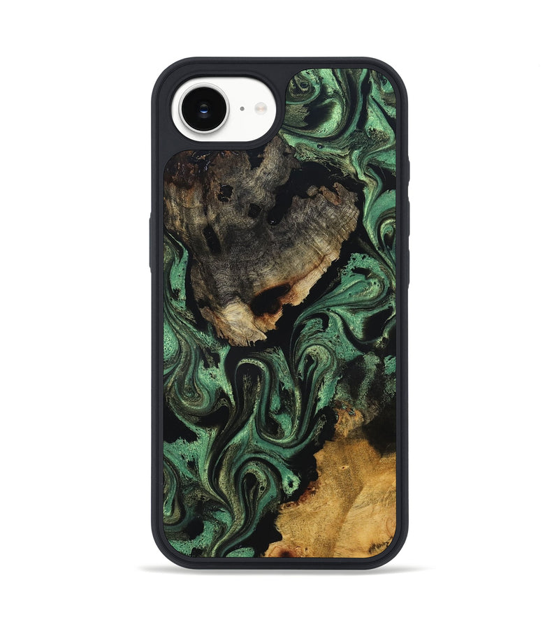 iPhone 17e Wood Phone Case - Azalea (Green, 831127)