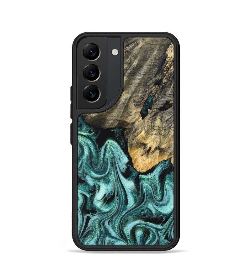 Galaxy S22 Wood Phone Case - Shaniya (Green, 831128)