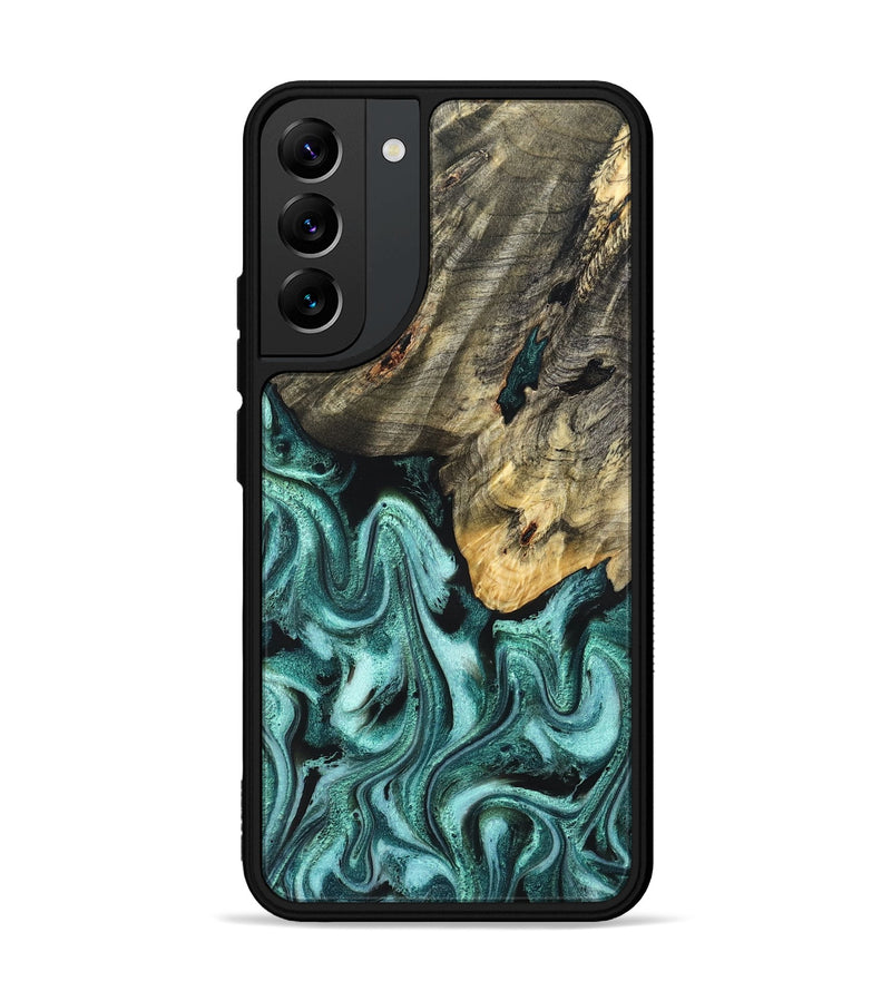 Galaxy S22 Plus Wood Phone Case - Shaniya (Green, 831128)