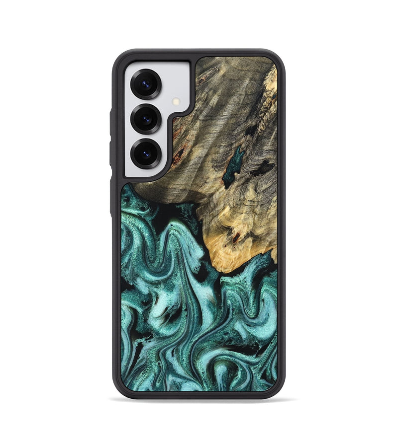 Galaxy S25 Wood Phone Case - Shaniya (Green, 831128)