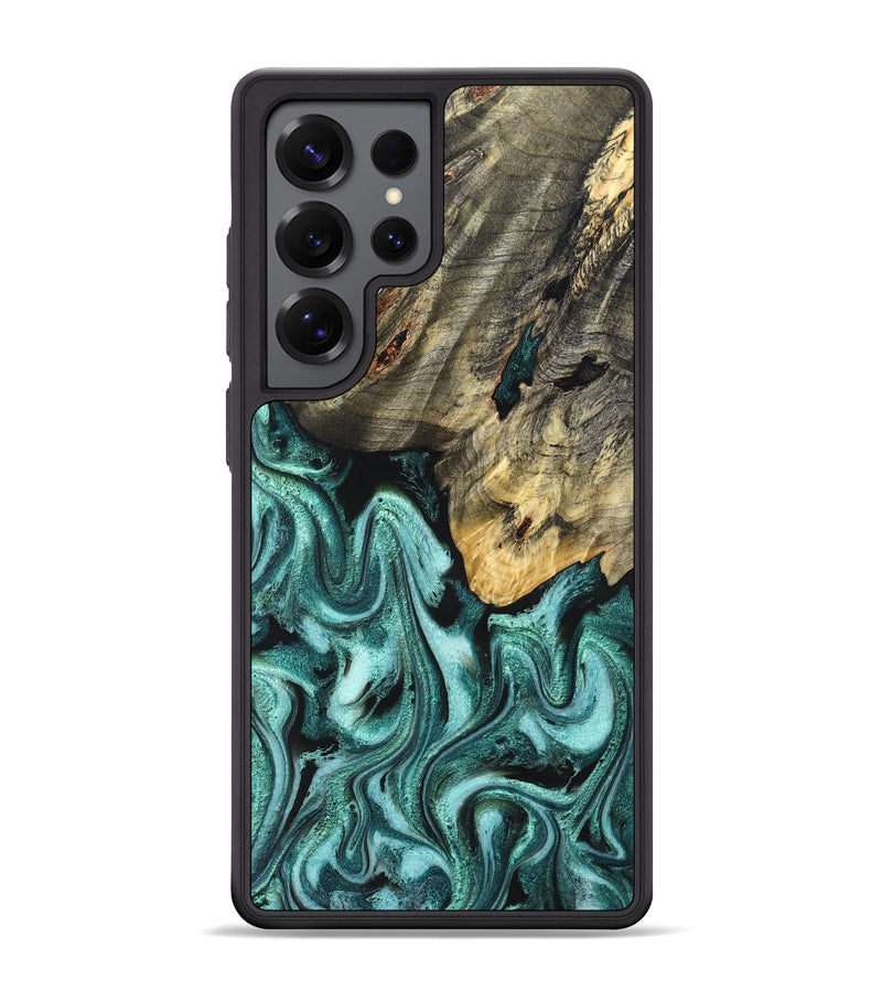 Galaxy S25 Ultra Wood Phone Case - Shaniya (Green, 831128)