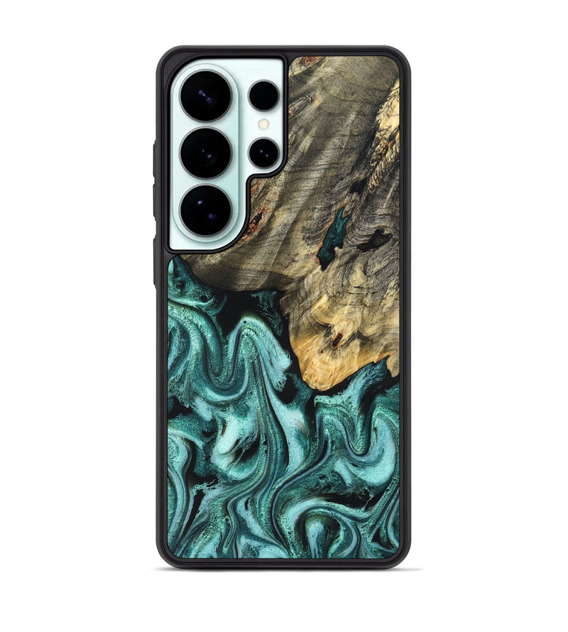 Galaxy S26 Ultra Wood Phone Case - Shaniya (Green, 831128)