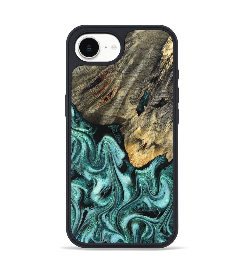 iPhone 17e Wood Phone Case - Shaniya (Green, 831128)