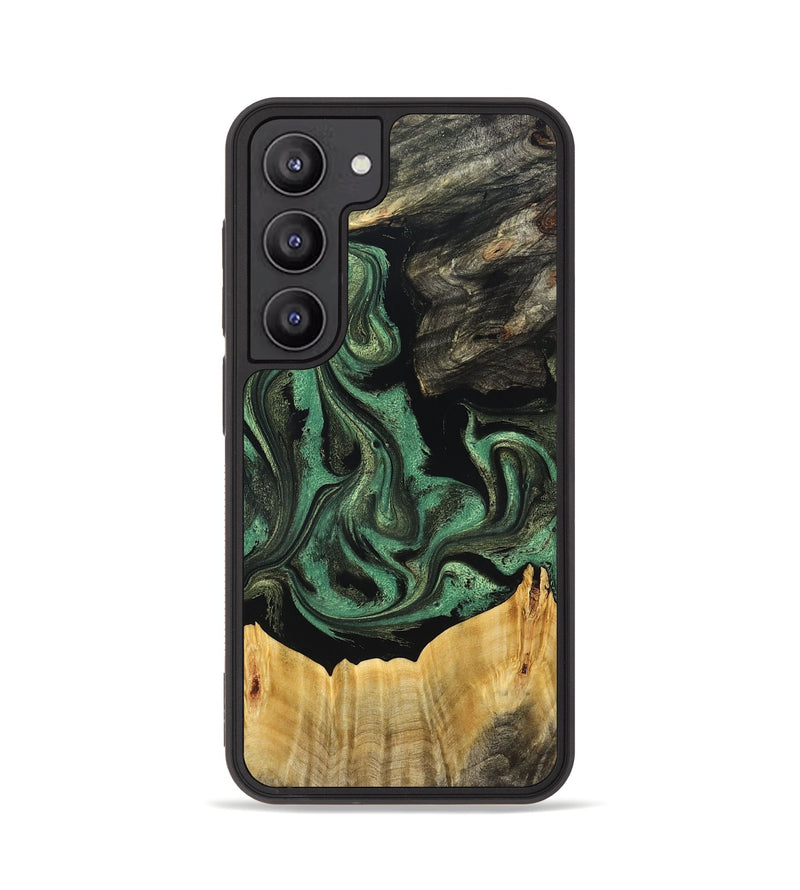 Galaxy S23 Wood Phone Case - Joselin (Green, 831129)