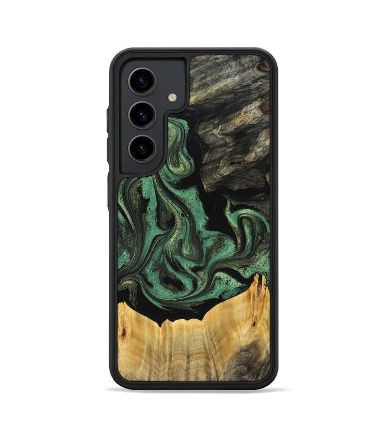 Galaxy S24 Wood Phone Case - Joselin (Green, 831129)