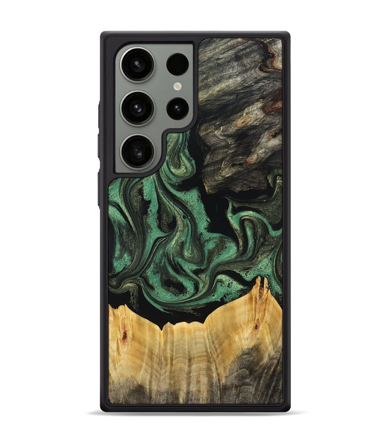 Galaxy S24 Ultra Wood Phone Case - Joselin (Green, 831129)