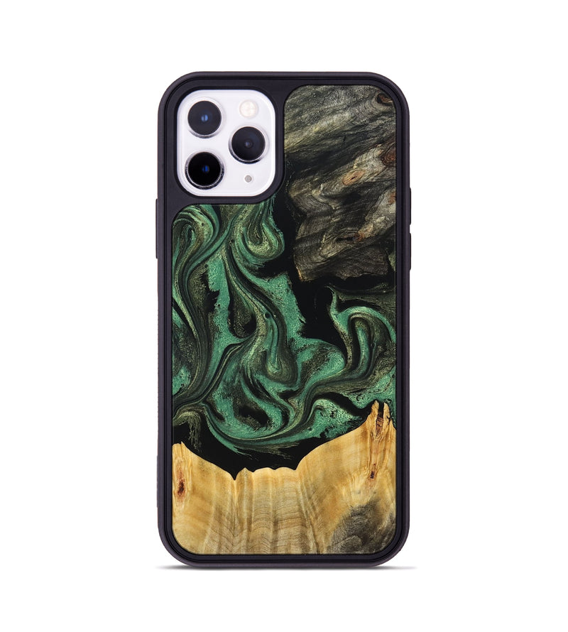 iPhone 11 Pro Wood Phone Case - Joselin (Green, 831129)