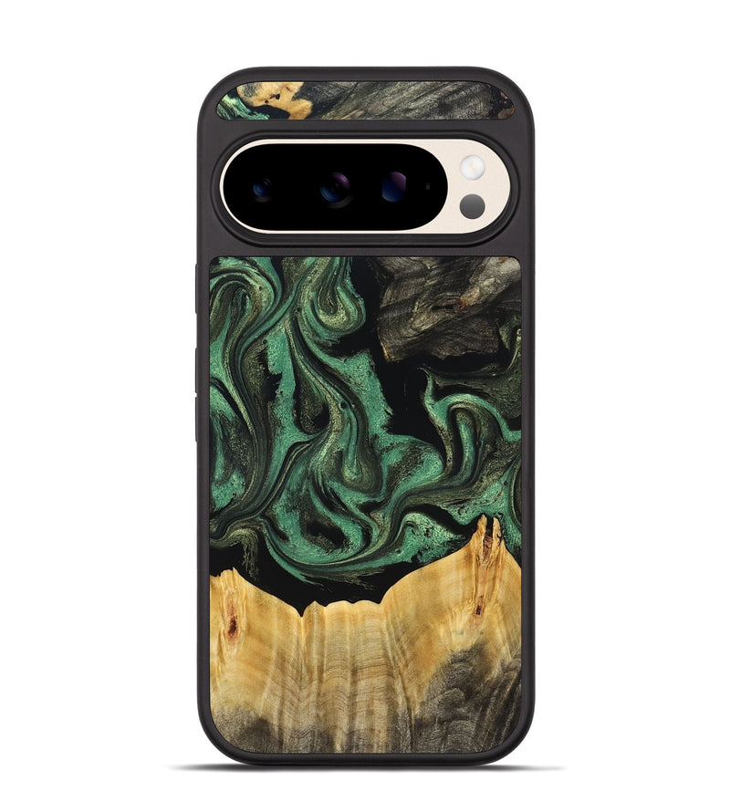 Pixel 10 Wood Phone Case - Joselin (Green, 831129)