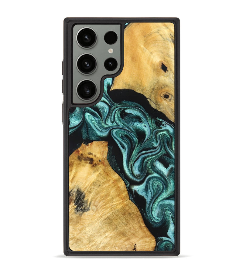 Galaxy S23 Ultra Wood Phone Case - Yusuf (Green, 831130)