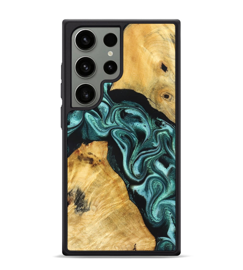 Galaxy S24 Ultra Wood Phone Case - Yusuf (Green, 831130)