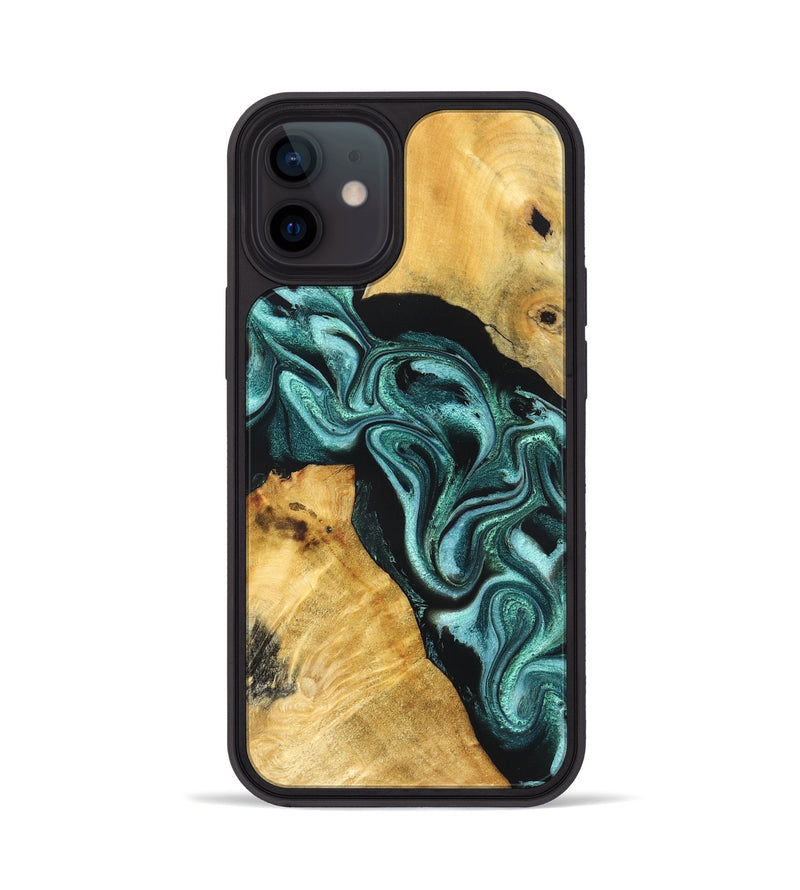 iPhone 12 Wood Phone Case - Yusuf (Green, 831130)