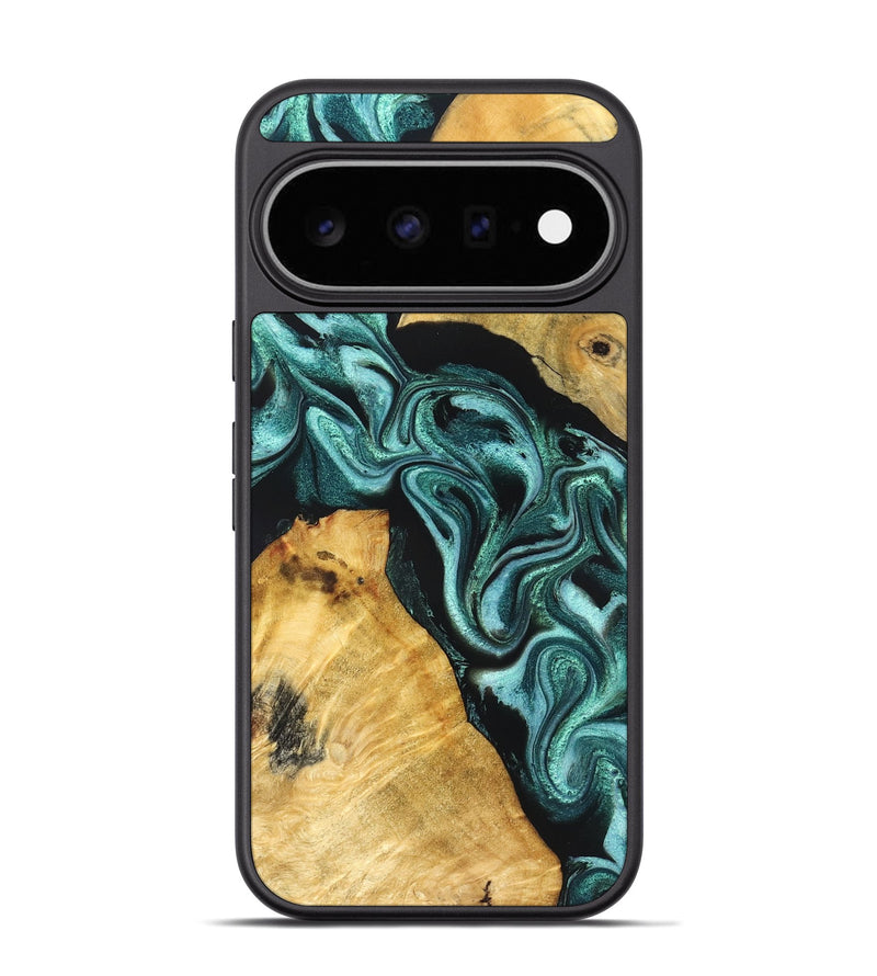 Pixel 11 Pro Wood Phone Case - Yusuf (Green, 831130)