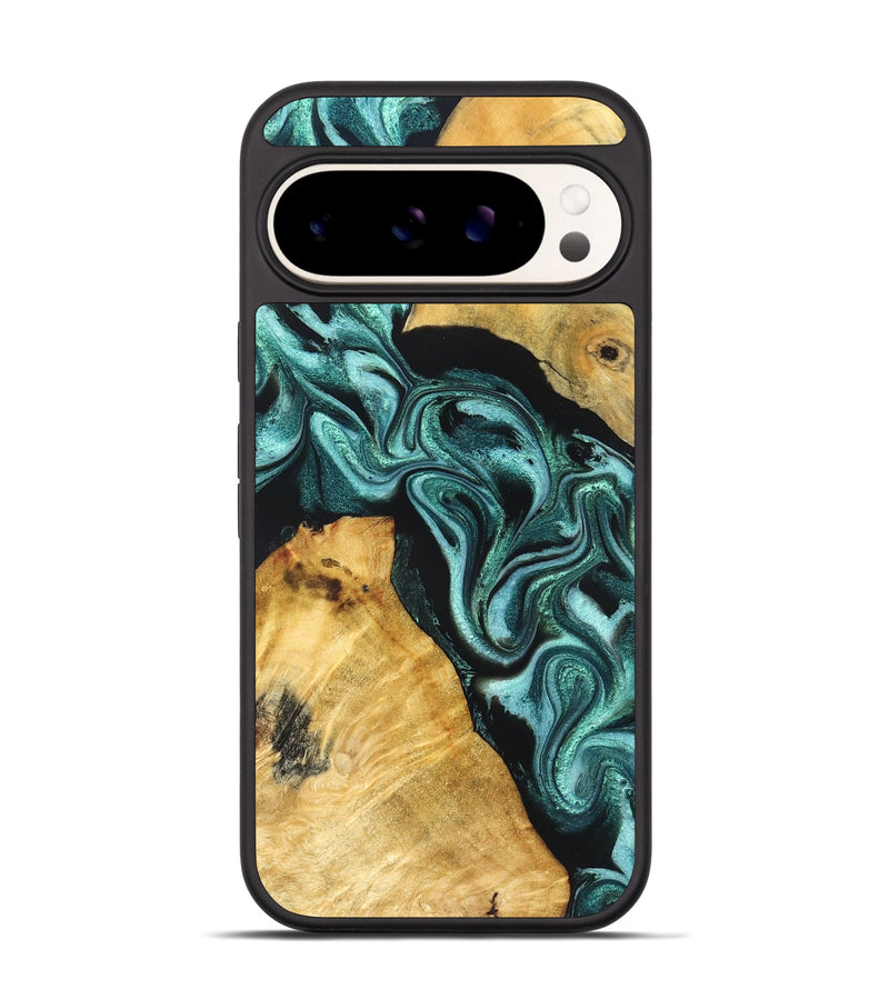 Pixel 9 Wood Phone Case - Yusuf (Green, 831130)